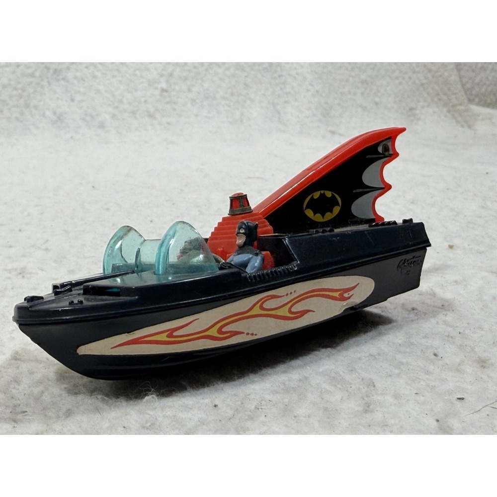 Vintage Corgi Toys 107 Batman Glastron Batboat 1960s British Diecast Rare